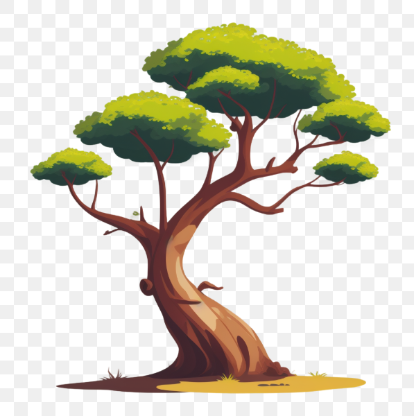 Cartoon Tree Illustration