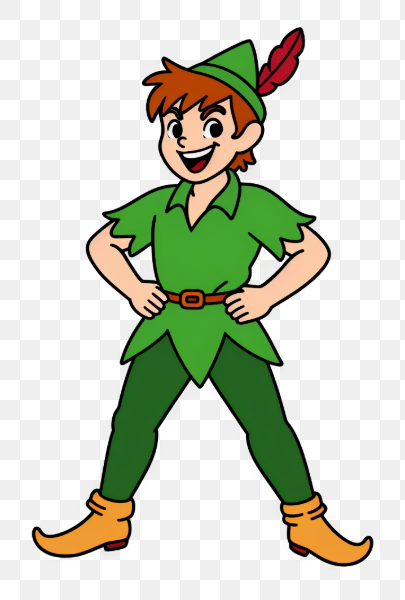 Cheerful Green Elf Boy