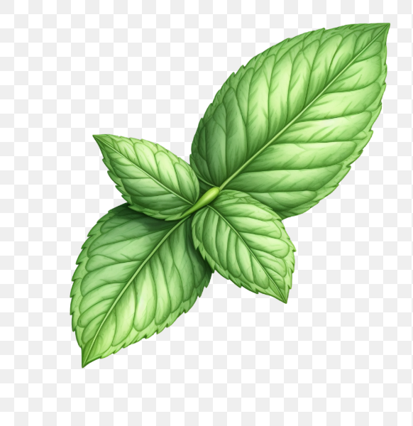 Fresh Mint Leaves Illustration