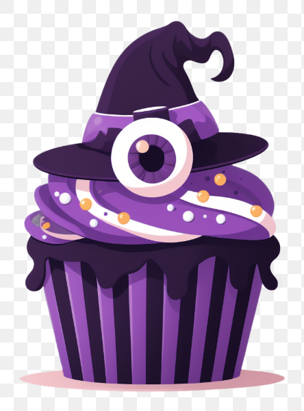 Halloween themed cupcake