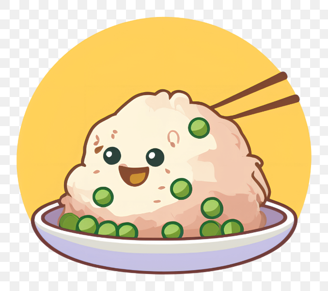 Happy Rice with Peas