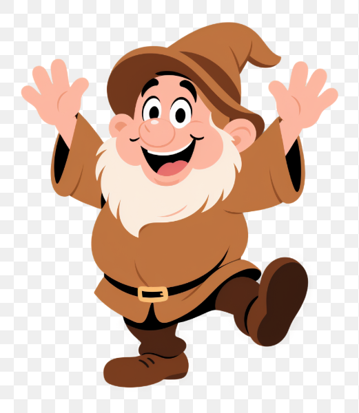 Happy Storybook Dwarf
