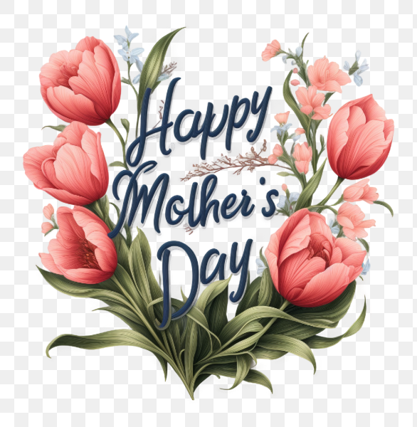 Mother's Day Floral Illustration