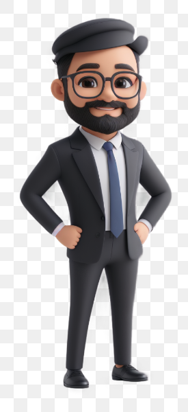 Stylish Businessman in Suit