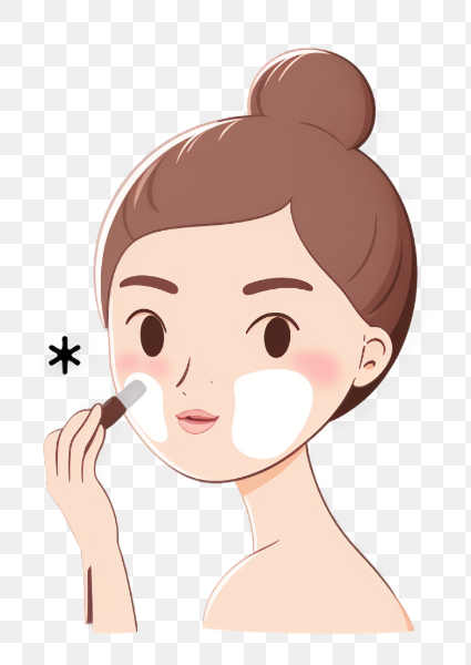 Woman Applying Face Cream
