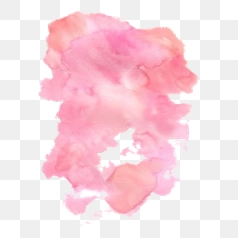 Abstract Pink Watercolor Splash – Transparent PNG Image