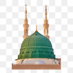 Al Masjid Al Nabawi Mosque Overview – Transparent PNG Image
