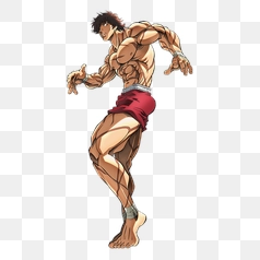 Baki Character Render from 2018