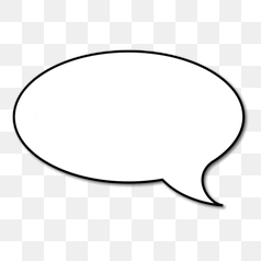 Blank Speech Bubble for Dialogue Use