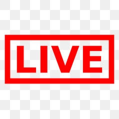 Bold Live Broadcast Notification Icon