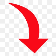 Bold Red Downward Arrow