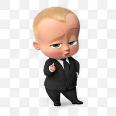 Boss Baby Junior Stern and Determined