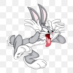 Bugs Bunny Laughing - PNG