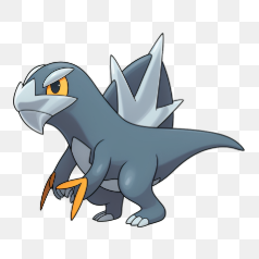 Cartoon Dinosaur with Claws