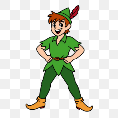 Cheerful Green Elf Boy – Transparent PNG Image
