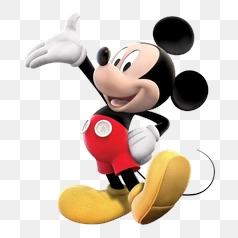 Cheerful Mickey Mouse Character Illustration