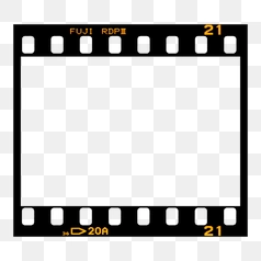 Classic Film Strip Border – Transparent PNG Image