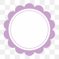 Delicate Lavender Decorative Border
