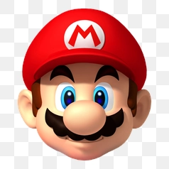 Detailed Portrait of Super Mario s Face