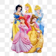 Disney Princesses Group Shot – Transparent PNG Image