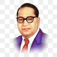 Dr Bhimrao Ambedkar Portrait – Transparent PNG Image