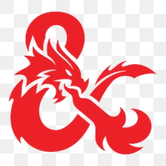 Dungeons and Dragons Icon Red Design – Transparent PNG Image