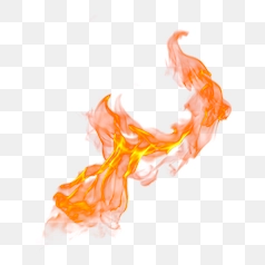 Dynamic Orange and Red Flame