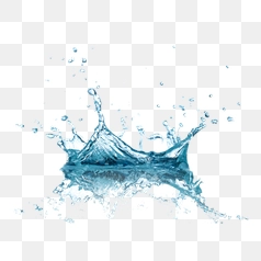 Dynamic Water Splash Icon Design – Transparent PNG Image
