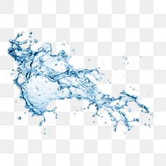 Dynamic Water Splash with Transparency