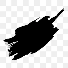Elegant Black Paint Brush Stroke Design