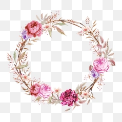 Elegant Floral Wreath Design