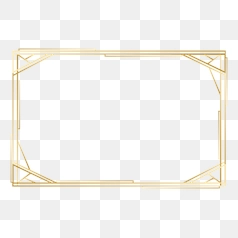 Elegant Gold Geometric Frame Design
