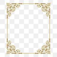 Elegant Ornate Gold Decorative Frame