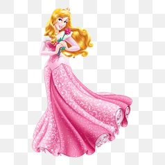 Enchanting Princess Aurora in Pink Gown