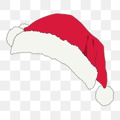 Festive Santa Hat – Transparent PNG Image