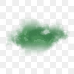 Green Smoke Effect Illustration