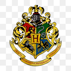 Hogwarts School Crest Emblem – Transparent PNG Image