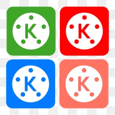 KineMaster Logo Variations – Transparent PNG Image
