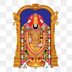 Lord Venkateswara Illustration Tirupati Temples