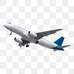 Modern Airbus A320 Jet in Flight