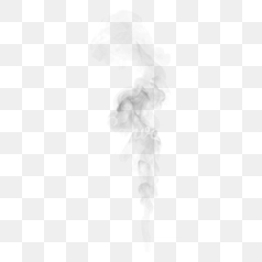 Realistic White Smoke Swirl