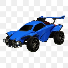 Rocket League Octane X Blue Paint Scheme – Transparent PNG Image