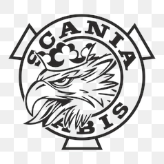 Scania Vabis Logo with Eagle Emblem – Transparent PNG Image