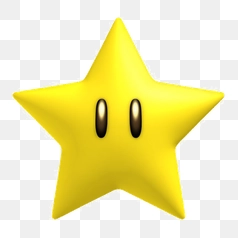 Shiny Yellow Star Power Up Icon