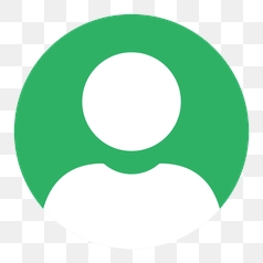 Simple Green Avatar Illustration