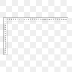 Simple Metric Scale Ruler Illustration