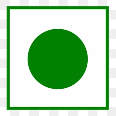 Simple Solid Green Circle – Transparent PNG Image