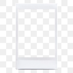 Simple White Polaroid Frame