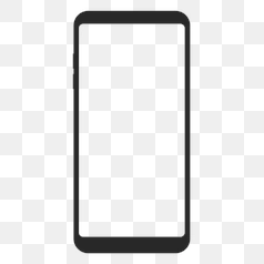 Sleek Mobile Phone Frame Illustration