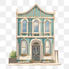 Small cute doodle house – Transparent PNG Image